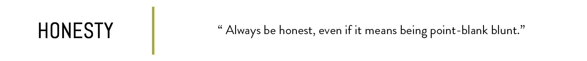 Honest