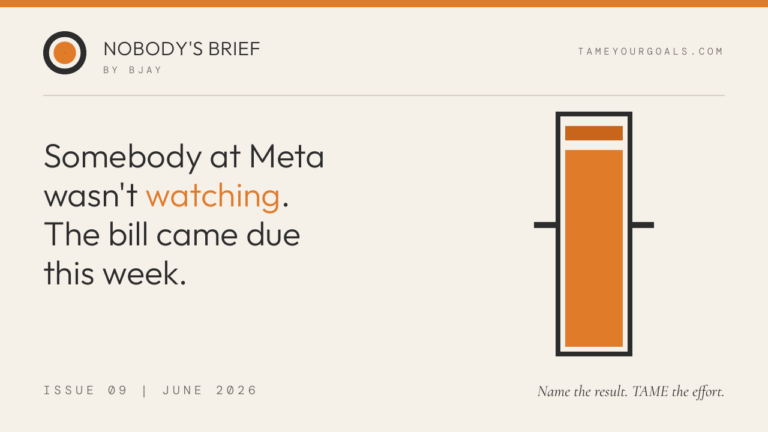 Somebody at Meta wasn’t watching. The bill came due this week.