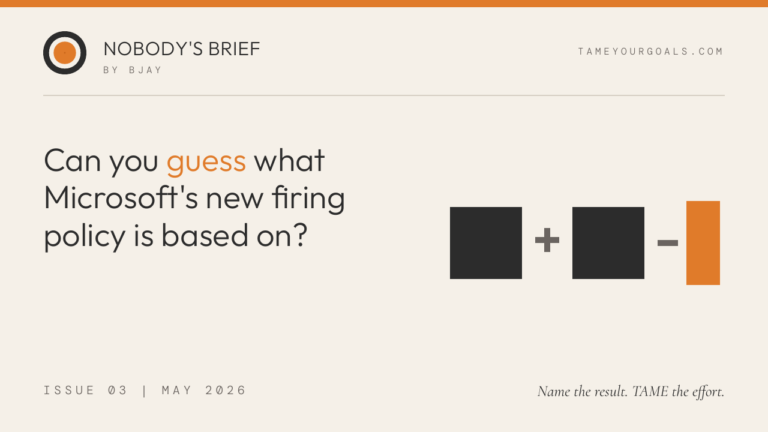 Microsoft’s formula to fire people has nothing to do with how hard they work.